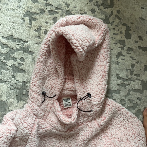 PINK Victoria’s Secret Fluffy Pullover Hoodie - Picture 2 of 3